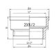 Муфта редукционная SD Forte 2"х1" 1/2 ВВ SF3575040, фото , изображение 2 | SNABZHENIE.com.ua Муфта редукционная SD Forte 2"х1" 1/2 ВВ SF3575040, фото , изображение 2 | SNABZHENIE.com.ua