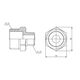 Ниппель редукционный SD Forte 1/2"х1/4" SF359156, фото , изображение 2 | SNABZHENIE.com.ua Ниппель редукционный SD Forte 1/2"х1/4" SF359156, фото , изображение 2 | SNABZHENIE.com.ua