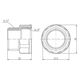 Переход SD Forte 1/2" ВН SF3601515, фото , изображение 2 | SNABZHENIE.com.ua Переход SD Forte 1/2" ВН SF3601515, фото , изображение 2 | SNABZHENIE.com.ua