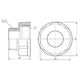 Переход SD Forte 1"х3/4" ВН SF3602520, фото , изображение 2 | SNABZHENIE.com.ua Переход SD Forte 1"х3/4" ВН SF3602520, фото , изображение 2 | SNABZHENIE.com.ua
