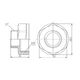 Переход SD Forte 1" 1/2х1" ВН SF3604025, фото , изображение 2 | SNABZHENIE.com.ua Переход SD Forte 1" 1/2х1" ВН SF3604025, фото , изображение 2 | SNABZHENIE.com.ua