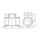 Тройник редукционный SD Forte 3/4"х1/2"х3/4" ВВ SF362201520, фото , изображение 2 | SNABZHENIE.com.ua Тройник редукционный SD Forte 3/4"х1/2"х3/4" ВВ SF362201520, фото , изображение 2 | SNABZHENIE.com.ua