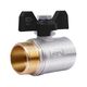 Кран шаровой SD Plus 1" ВН для воды (бабочка) SD607W25, фото  | SNABZHENIE.com.ua Кран шаровой SD Plus 1" ВН для воды (бабочка) SD607W25, фото  | SNABZHENIE.com.ua