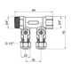 Коллектор SD Plus 3/4" 2 выхода SD231W2, фото , зображення 2 | SNABZHENIE.com.ua Коллектор SD Plus 3/4" 2 выхода SD231W2, фото , зображення 2 | SNABZHENIE.com.ua