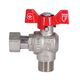 Кран шаровой с накидной гайкой SD Forte 1/2" ВН для воды угловой SF224W15, фото  | SNABZHENIE.com.ua Кран шаровой с накидной гайкой SD Forte 1/2" ВН для воды угловой SF224W15, фото  | SNABZHENIE.com.ua