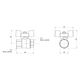 Кран шаровой Thermo Alliance Standart 1/2" ВР для воды (бабочка) SD602NW15PN40, фото , изображение 2 | SNABZHENIE.com.ua Кран шаровой Thermo Alliance Standart 1/2" ВР для воды (бабочка) SD602NW15PN40, фото , изображение 2 | SNABZHENIE.com.ua