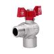 Кран шаровой SD Forte 1/2" ВН для воды угловой (бабочка) SF267W15, фото  | SNABZHENIE.com.ua Кран шаровой SD Forte 1/2" ВН для воды угловой (бабочка) SF267W15, фото  | SNABZHENIE.com.ua