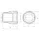 Муфта обжимная SD Forte 20х1/2" НР SF172W2015, фото , зображення 2 | SNABZHENIE.com.ua Муфта обжимная SD Forte 20х1/2" НР SF172W2015, фото , зображення 2 | SNABZHENIE.com.ua
