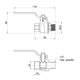 Кран шаровой SD Forte 1/2" ВН для воды (ручка) SF605W15, фото , зображення 2 | SNABZHENIE.com.ua Кран шаровой SD Forte 1/2" ВН для воды (ручка) SF605W15, фото , зображення 2 | SNABZHENIE.com.ua