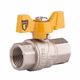 Кран шаровой SD Forte 3/4" ВР для газа (бабочка) SF602G20, фото  | SNABZHENIE.com.ua Кран шаровой SD Forte 3/4" ВР для газа (бабочка) SF602G20, фото  | SNABZHENIE.com.ua