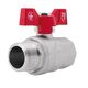 Кран шаровой SD Forte 1" ВН для воды (бабочка) SF607W25, фото  | SNABZHENIE.com.ua Кран шаровой SD Forte 1" ВН для воды (бабочка) SF607W25, фото  | SNABZHENIE.com.ua