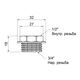 Футорка SD Plus 3/4"х1/2" НВ SD4232015, фото , изображение 2 | SNABZHENIE.com.ua Футорка SD Plus 3/4"х1/2" НВ SD4232015, фото , изображение 2 | SNABZHENIE.com.ua
