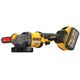 Шлифмашина угловая - болгарка аккумуляторная бесщёточная DeWALT DCG418SHDX2, фото , изображение 2 | SNABZHENIE.com.ua