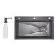 Lidz Handmade H7545B Мойка для кухни интегрированная Decor Black PVD Honeycomb 3,0/1,0 мм LDH7545BDECPVD48373, фото  | SNABZHENIE.com.ua Lidz Handmade H7545B Мойка для кухни интегрированная Decor Black PVD Honeycomb 3,0/1,0 мм LDH7545BDECPVD48373, фото  | SNABZHENIE.com.ua