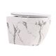 Унитаз подвесной Robin Ultra Quiet 490×365×325 мм, Marble, с сиденьем Slim Duroplast / Soft-close / Quick Release QT13332381АSMR Qtap, фото  | SNABZHENIE.com.ua Унитаз подвесной Robin Ultra Quiet 490×365×325 мм, Marble, с сиденьем Slim Duroplast / Soft-close / Quick Release QT13332381АSMR Qtap, фото  | SNABZHENIE.com.ua