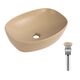 Раковина накладная Qtap Robin 500х380х140 мм, Beige, прямоугольная, с донным клапаном QT04116302SB, фото  | SNABZHENIE.com.ua Раковина накладная Qtap Robin 500х380х140 мм, Beige, прямоугольная, с донным клапаном QT04116302SB, фото  | SNABZHENIE.com.ua