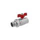 Кран-американка STA Premium 3/4 ВН PN40 бабочка, нікельований, фото  | SNABZHENIE.com.ua Кран-американка STA Premium 3/4 ВН PN40 бабочка, нікельований, фото  | SNABZHENIE.com.ua