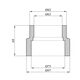 Муфта PPR Rozma редукционная 75x63 мм, фото , изображение 2 | SNABZHENIE.com.ua Муфта PPR Rozma редукционная 75x63 мм, фото , изображение 2 | SNABZHENIE.com.ua