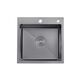 Кухонна мийка Kroner KRP Schwarze - 5050HM PVD (3,0/1,0 мм), фото  | SNABZHENIE.com.ua Кухонна мийка Kroner KRP Schwarze - 5050HM PVD (3,0/1,0 мм), фото  | SNABZHENIE.com.ua