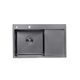 Кухонна мийка Kroner KRP Schwarze - 7849LHM PVD (3,0/1,0 мм), фото  | SNABZHENIE.com.ua Кухонна мийка Kroner KRP Schwarze - 7849LHM PVD (3,0/1,0 мм), фото  | SNABZHENIE.com.ua