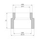 Редукционная муфта PPR Rozma 90x75 мм, фото , изображение 2 | SNABZHENIE.com.ua Редукционная муфта PPR Rozma 90x75 мм, фото , изображение 2 | SNABZHENIE.com.ua