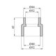 Муфта редукционная PPR Rozma 40x32 мм, фото , изображение 2 | SNABZHENIE.com.ua Муфта редукционная PPR Rozma 40x32 мм, фото , изображение 2 | SNABZHENIE.com.ua