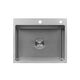 Кухонна мийка Kroner Derby KRP Brush - 6050HM (2,5/0,5 мм), фото  | SNABZHENIE.com.ua Кухонна мийка Kroner Derby KRP Brush - 6050HM (2,5/0,5 мм), фото  | SNABZHENIE.com.ua