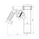 Отвод для стиральной машины ANIplast 1 1/2"х40 мм М140EU, фото , зображення 2 | SNABZHENIE.com.ua Отвод для стиральной машины ANIplast 1 1/2"х40 мм М140EU, фото , зображення 2 | SNABZHENIE.com.ua