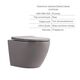 Qtap Комплект Robin Stone grey 3 в 1: унитаз подвесной Ultra Quiet  + биде подвесное + раковина накладная QTROBSG49158, фото , изображение 3 | SNABZHENIE.com.ua Qtap Комплект Robin Stone grey 3 в 1: унитаз подвесной Ultra Quiet  + биде подвесное + раковина накладная QTROBSG49158, фото , изображение 3 | SNABZHENIE.com.ua