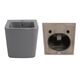 Qtap Комплект Tern Stone grey 3 в 1: унитаз подвесной Ultra Quiet  + биде подвесное + раковина накладная QTTERSG49162, фото , зображення 8 | SNABZHENIE.com.ua Qtap Комплект Tern Stone grey 3 в 1: унитаз подвесной Ultra Quiet  + биде подвесное + раковина накладная QTTERSG49162, фото , зображення 8 | SNABZHENIE.com.ua