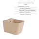 Qtap Комплект Tern Beige 3 в 1: унитаз подвесной Ultra Quiet  + биде подвесное + раковина накладная QTTERSB49163, фото , изображение 6 | SNABZHENIE.com.ua Qtap Комплект Tern Beige 3 в 1: унитаз подвесной Ultra Quiet  + биде подвесное + раковина накладная QTTERSB49163, фото , изображение 6 | SNABZHENIE.com.ua