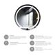 Зеркало Kroner KRP Spiegel R1 - 6060 з LED-підсвіткою та антизапотіванням, фото , зображення 6 | SNABZHENIE.com.ua Зеркало Kroner KRP Spiegel R1 - 6060 з LED-підсвіткою та антизапотіванням, фото , зображення 6 | SNABZHENIE.com.ua