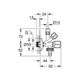 Кран приборний Grohe 1/2х3/8х3/4 22036000, фото , зображення 2 | SNABZHENIE.com.ua Кран приборний Grohe 1/2х3/8х3/4 22036000, фото , зображення 2 | SNABZHENIE.com.ua