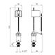 Клапан наливной для бачка унитаза Agua ВV01, нижний подвод, 1/2", фото , изображение 2 | SNABZHENIE.com.ua
