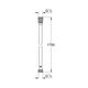 Шланг душевой Grohe VitalioFlex Silver TwistStop 1750 мм, фото , изображение 2 | SNABZHENIE.com.ua Шланг душевой Grohe VitalioFlex Silver TwistStop 1750 мм, фото , изображение 2 | SNABZHENIE.com.ua