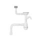 Сифон для кухонной мойки Kroner KRP KS02-1WHI 3 1/2"х40/50 мм с отводом для стиральной машины, с квадратным переливом, фото  | SNABZHENIE.com.ua Сифон для кухонной мойки Kroner KRP KS02-1WHI 3 1/2"х40/50 мм с отводом для стиральной машины, с квадратным переливом, фото  | SNABZHENIE.com.ua