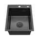 Кухонная мойка Kroner KRP PVD Schwarze - 4050HM (3,0/1,0 мм), фото , зображення 3 | SNABZHENIE.com.ua Кухонная мойка Kroner KRP PVD Schwarze - 4050HM (3,0/1,0 мм), фото , зображення 3 | SNABZHENIE.com.ua
