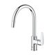 Смеситель для кухни с выдвижным изливом Grohe StartCurve 30562000, фото , изображение 5 | SNABZHENIE.com.ua Смеситель для кухни с выдвижным изливом Grohe StartCurve 30562000, фото , изображение 5 | SNABZHENIE.com.ua