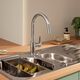 Смеситель для кухни с выдвижным изливом Grohe StartCurve 30562000, фото , изображение 6 | SNABZHENIE.com.ua Смеситель для кухни с выдвижным изливом Grohe StartCurve 30562000, фото , изображение 6 | SNABZHENIE.com.ua