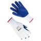 Перчатки "Скляр" белые с синим латексным покрытием SGL9459 "б", фото  | SNABZHENIE.com.ua