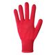 Перчатки трикотажные женские красные с ПВХ точкой 7105, фото , изображение 3 | SNABZHENIE.com.ua
