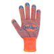 Перчатки трикотажные оранжевые с ПВХ точкой 78612, фото , изображение 2 | SNABZHENIE.com.ua