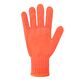 Перчатки трикотажные оранжевые с ПВХ точкой 78612, фото , изображение 3 | SNABZHENIE.com.ua