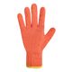 Перчатки трикотажные оранжевые с ПВХ точкой 74210 "б", фото , изображение 2 | SNABZHENIE.com.ua