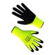 Перчатки синтетические салатовые с черным неполным вспененным латексным покрытием "б" р.10, фото  | SNABZHENIE.com.ua