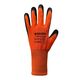 Перчатки синтетические оранжевые с черным неполным вспененным латексным покрытием FLL 9634 "б" р.10, фото , изображение 3 | SNABZHENIE.com.ua