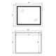 Зеркало Qtap Cardinal (CA2) 800х600 с LED-подсветкой Touch, с антизапотеванием, с диммером, рег. темп. цвета (3000-6500K) Reverse QT0478C806048457, фото , изображение 2 | SNABZHENIE.com.ua