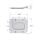 Qtap Сидіння для унітаза (Crow 640) 460x350x47 мм, White, з мікроліфтом, Slim Duroplast, Quick Release QTSC179W48700, фото , зображення 2 | SNABZHENIE.com.ua