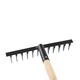 Граблі 12 зубців, 300 мм, з черенком, виті СІБРТЕХ (61744C), фото  | SNABZHENIE.com.ua