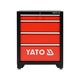 Шкаф для мастерской YATO, 4 ящика, 660x457x863 мм (YT-08933), фото  | SNABZHENIE.com.ua